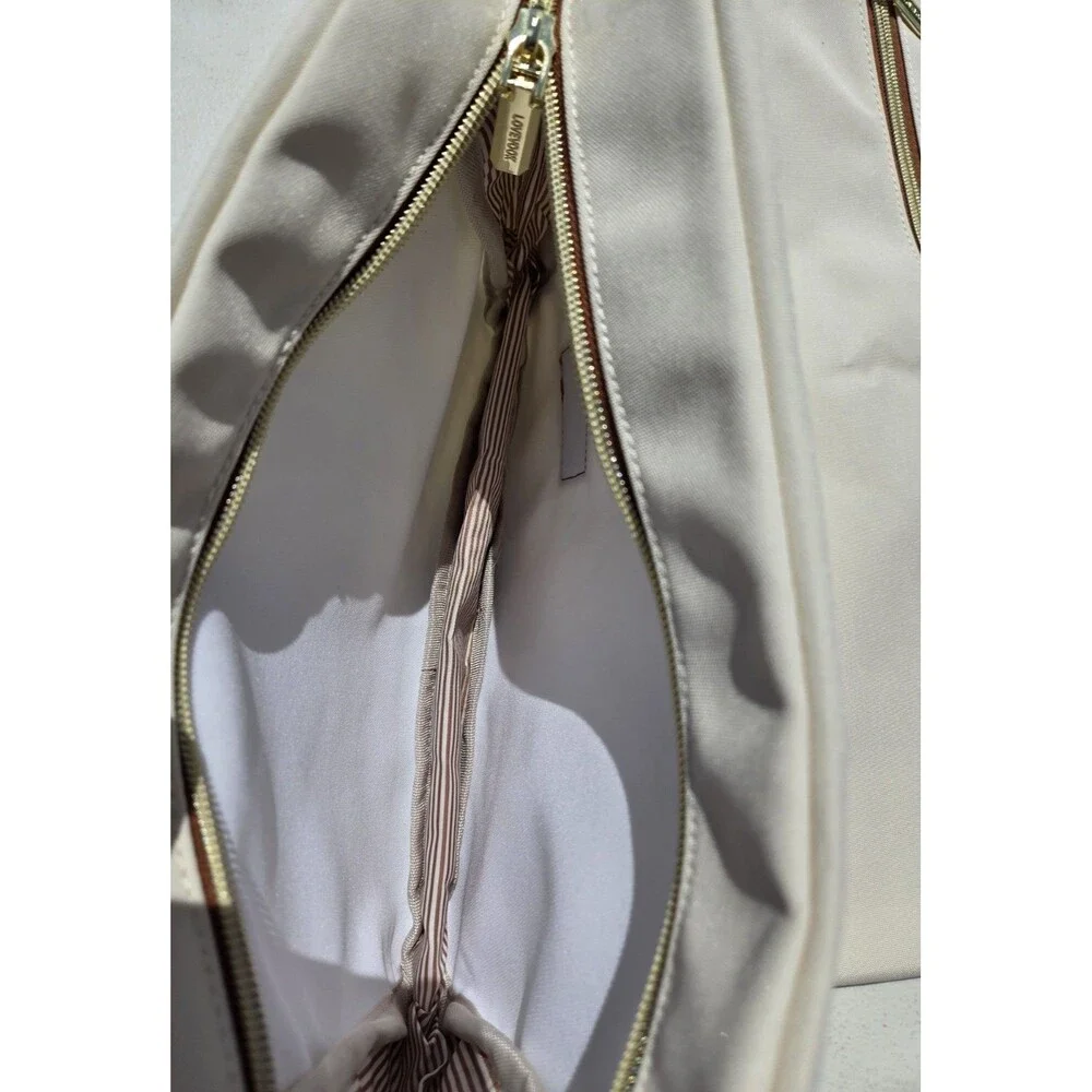 LOVEVOOK 3 Piece Travel Organizer Pouch Set Cream Beige Cosmetic Shoe Bags
